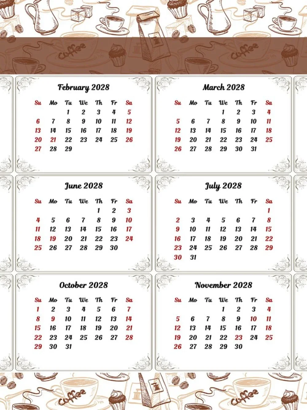 2026-2027 18 Months Standing Flip Desk Calendar Desktop Planner 020
